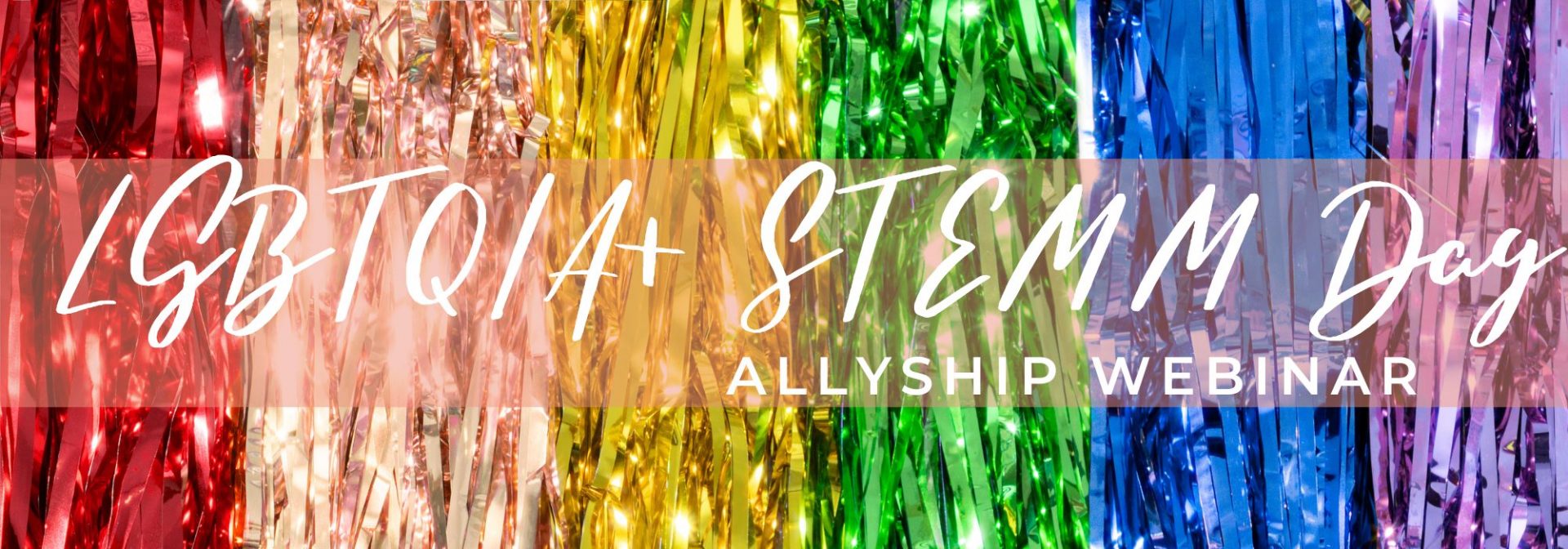 LGBTQIA+ STEMM Day Allyship Webinar